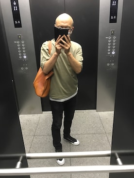 「jiggys shop（ジギーズショップ）のアイテム（パンツ）」を使った、zatさん（メンズ・172cm）の夏コーディネート