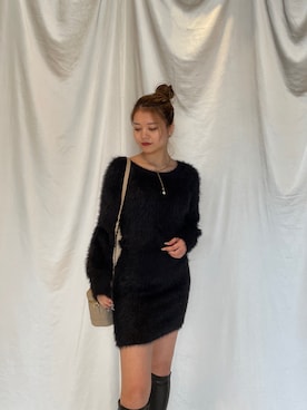 「アイテム（ワンピース/ドレス）」を使った、梨奈さん（レディース・162cm・20代）の秋コーディネート