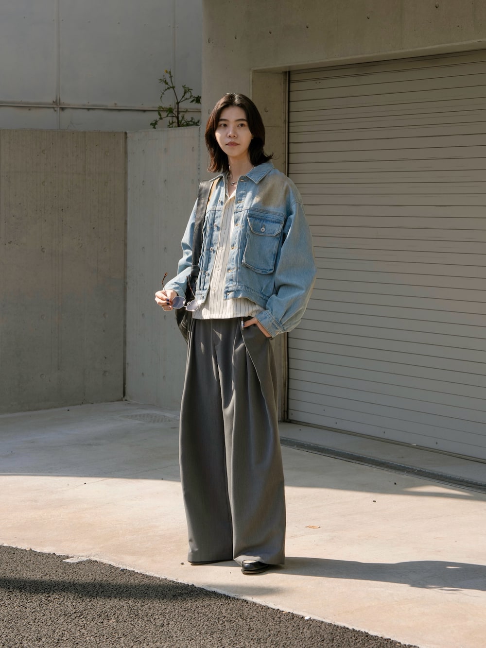 soerteのデニムジャケットを使った人気ファッションコーディネート 