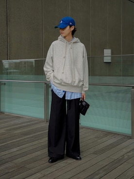 「IEY（アイイーワイ）のアイテム」を使った、Ryuさん（メンズ・183cm）の秋コーディネート