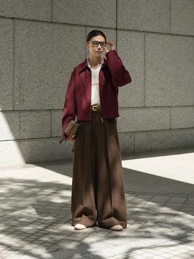 「アイテム（ジャケット/アウター）」を使った、Ryuさん（メンズ・183cm）の秋コーディネート