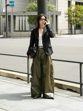 「アイテム（ジャケット/アウター）」を使った、Ryuさん（メンズ・183cm）の秋コーディネート