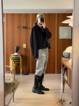 「アイテム（ブルゾン）」を使った、Ryuさん（メンズ・183cm）の秋コーディネート
