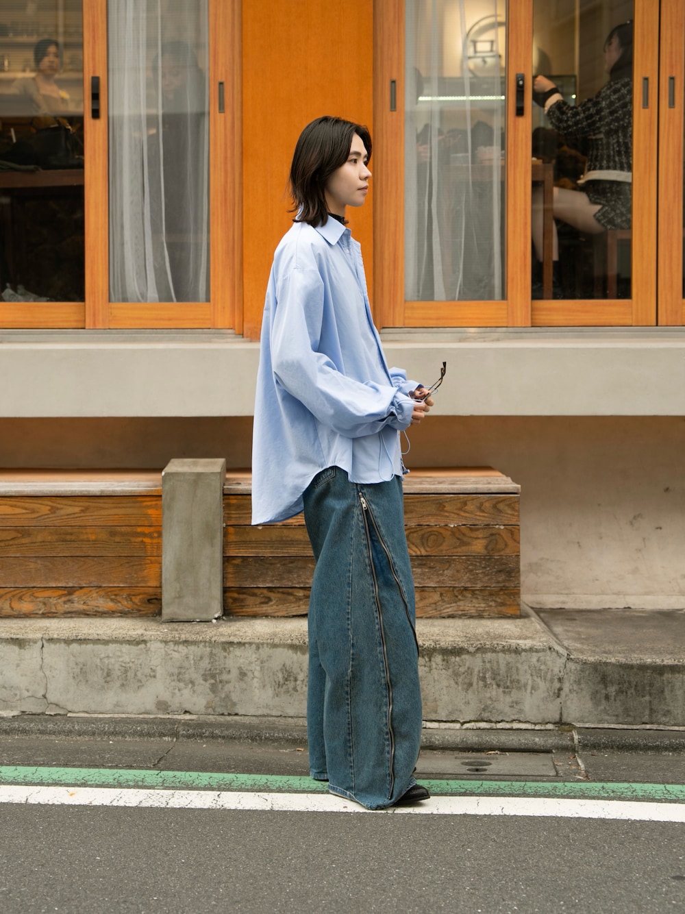 2WAY LOOSE VOLUME SLEEVE SHIRT / 2WAYルーズボリューム