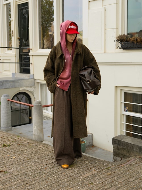 Soerte ウールブレンドシャギーオーバーコート soerte（ソエルテ）の「Wool Blend Shaggy Over Coat / ウール