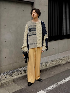 「DISCOVERED（ディスカバード）のアイテム」を使った、Ryuさん（メンズ・183cm）の秋コーディネート