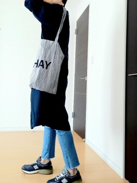 「ロングカーディガン」｜「アイテム（その他アウター）」を使った、色めがねさん（レディース・167cm）の夏コーディネート