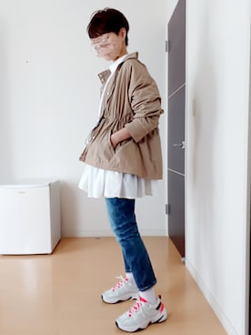「秋色コーデ」｜「アイテム（その他）」を使った、色めがねさん（レディース・167cm）の秋コーディネート