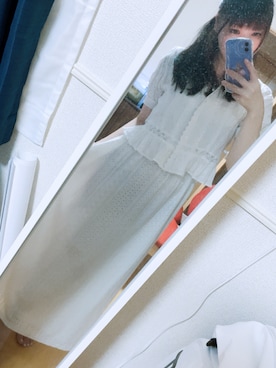 「アイテム（ワンピース/ドレス）」を使った、yunさん（レディース・155cm）の夏コーディネート