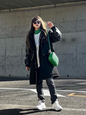 まゆ❤︎さん(レディース・156cm)の冬コーディネート