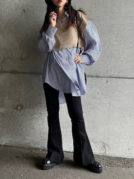 まゆ❤︎さん（レディース・156cm）の春コーディネート