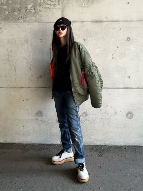 まゆ さんのma 1を使ったコーディネート Zozotown