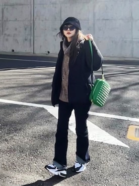 「Java（ジャバ）のアイテム」を使った、まゆ❤︎さん（レディース・156cm）の冬コーディネート