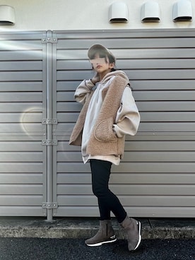 まゆ❤︎さん(レディース・156cm)の冬コーディネート