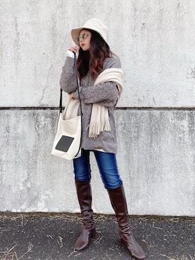 まゆ❤︎さん(レディース・156cm)の秋コーディネート