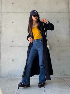 まゆ❤︎さん（レディース・156cm）の春コーディネート