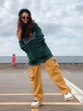 「neos（ネオス）のアイテム」を使った、まゆ❤︎さん（レディース・156cm）の秋コーディネート