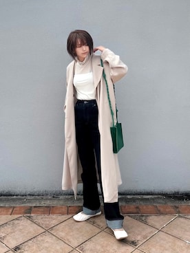 「CLEA（クレア）のアイテム（キャミソール）」を使った、まゆ❤︎さん（レディース・156cm）の春コーディネート