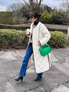 まゆ❤︎さん(レディース・156cm)の冬コーディネート