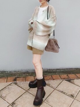 まゆ❤︎さん（レディース・156cm）の秋コーディネート