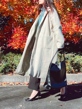 まゆ❤︎さん(レディース・156cm)の冬コーディネート