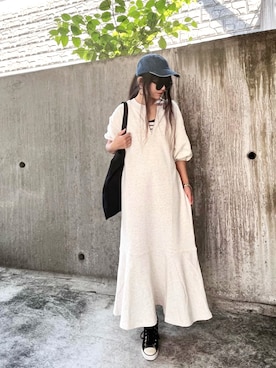 「babcode」｜まゆ❤︎さん（レディース・156cm）の春コーディネート