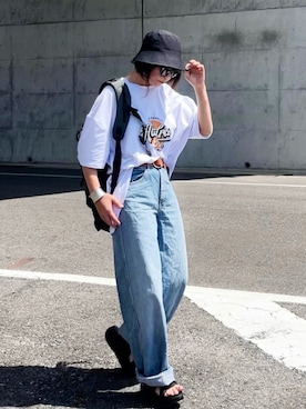 まゆ❤︎さん（レディース・156cm）の春コーディネート