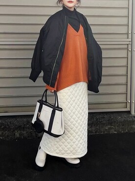 まゆ❤︎さん(レディース・156cm)の冬コーディネート