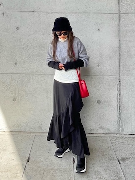 まゆ❤︎さん（レディース・156cm）の秋コーディネート