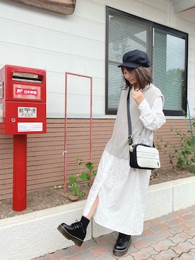 「アイテム（ドレスシューズ）」を使った、まゆ❤︎さん（レディース・156cm）の秋コーディネート