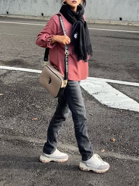 まゆ❤︎さん（レディース・156cm）の冬コーディネート