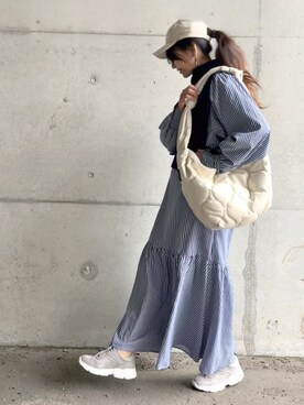 まゆ❤︎さん(レディース・156cm)の冬コーディネート