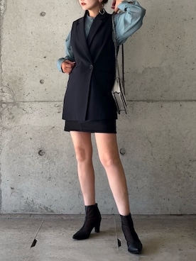 まゆ❤︎さん（レディース・156cm）の春コーディネート