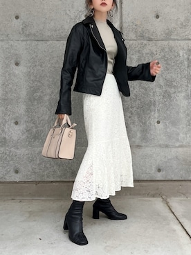 まゆ❤︎さん(レディース・156cm)の春コーディネート