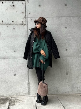 まゆ❤︎さん(レディース・156cm)の冬コーディネート