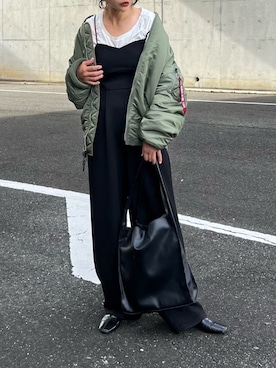「NICAL（ニカル）のアイテム」を使った、まゆ❤︎さん（レディース・156cm）の秋コーディネート