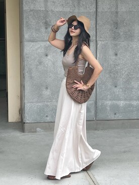 まゆ❤︎さん(レディース・156cm)の夏コーディネート