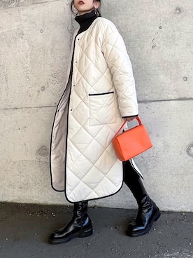 まゆ❤︎さん(レディース・156cm)の冬コーディネート