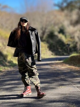 まゆ❤︎さん（レディース・156cm）の秋コーディネート