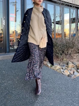 まゆ❤︎さん(レディース・156cm)の冬コーディネート