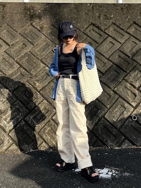 まゆ❤︎さん(レディース・156cm)の春コーディネート