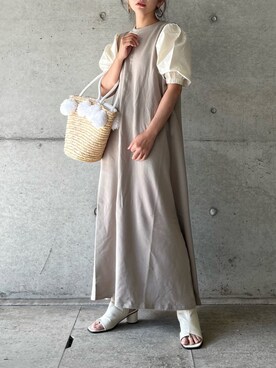 まゆ❤︎さん(レディース・156cm)の春コーディネート