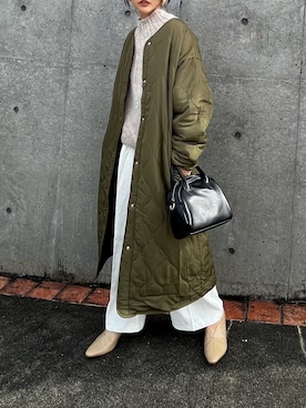 「emi+（エミプラス）のアイテム（パンツ）」を使った、まゆ❤︎さん（レディース・156cm）の秋コーディネート