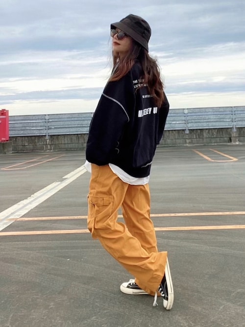 まゆ Wegoのスウェットを使ったコーディネート Wear