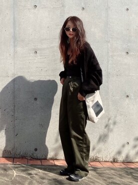 まゆ❤︎さん（レディース・156cm）の秋コーディネート