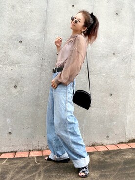 「AmbreNeige」｜「アイテム（サンダル）」を使った、まゆ❤︎さん（レディース・156cm）の夏コーディネート