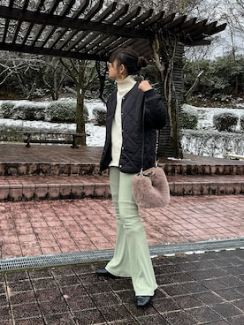 まゆ❤︎さん(レディース・156cm)の冬コーディネート