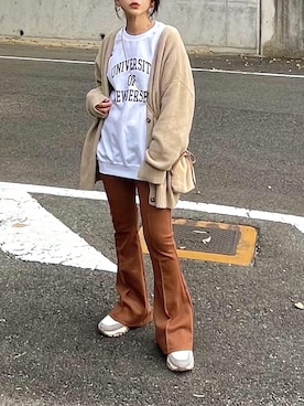 まゆ❤︎さん（レディース・156cm）の秋コーディネート