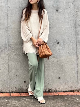 まゆ❤︎さん(レディース・156cm)の春コーディネート