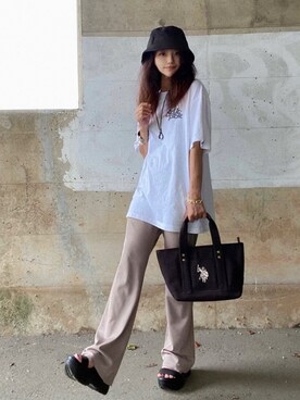 まゆ❤︎さん（レディース・156cm）の夏コーディネート